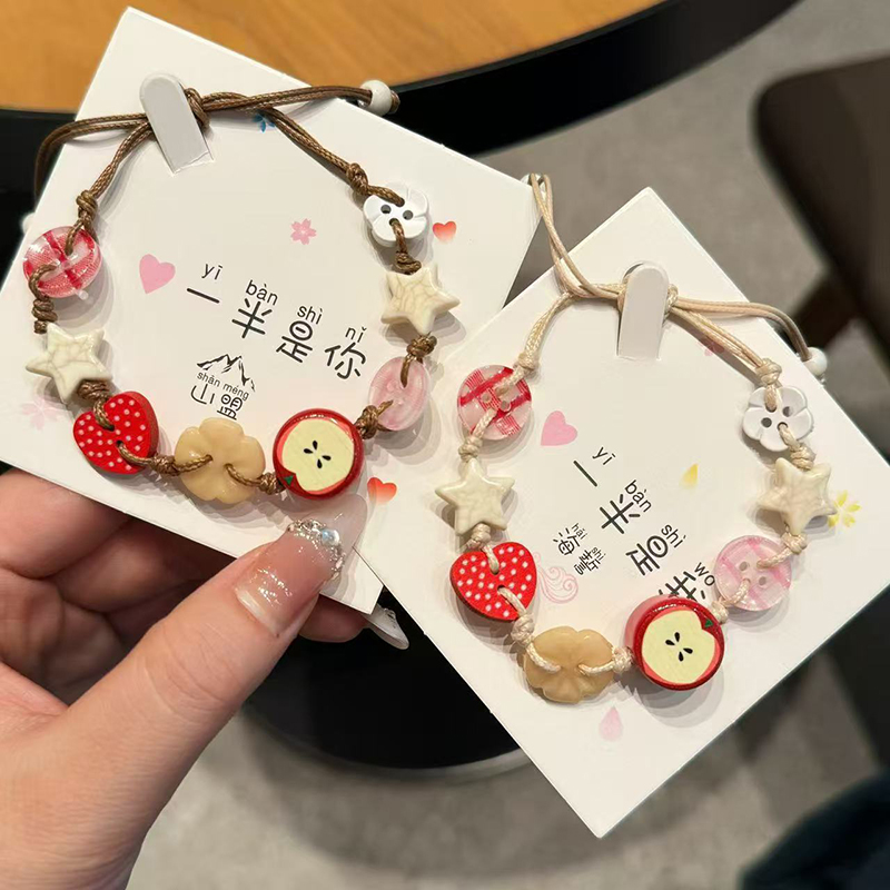 Handmade Ceramic Apple Bracele - Ceramic Link Bracelet avis et prix