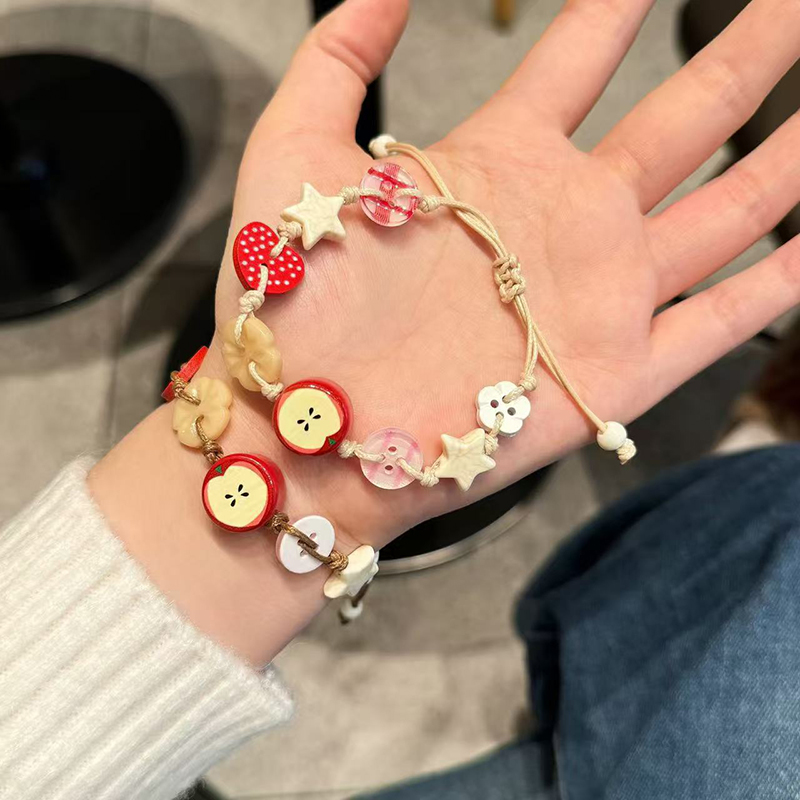 Handmade Ceramic Apple Bracele - Ceramic Link Bracelet avis et prix