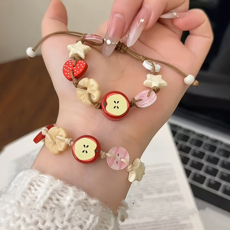 Handmade Ceramic Apple Bracele - Ceramic Link Bracelet avis et prix