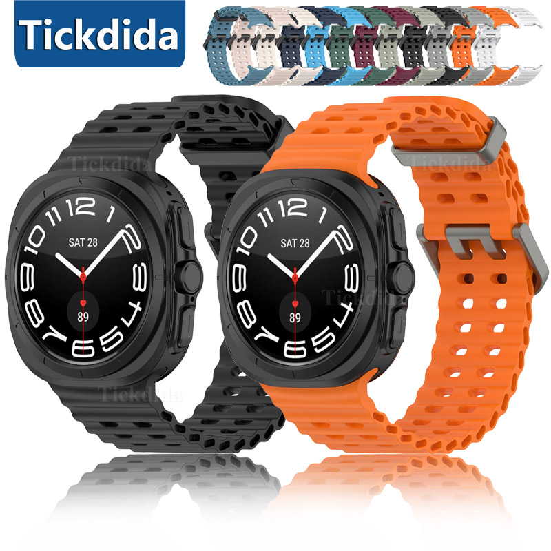 High Quality Silicone Strap fo - Samsung Smartwatch Ultra Accessories avis et prix
