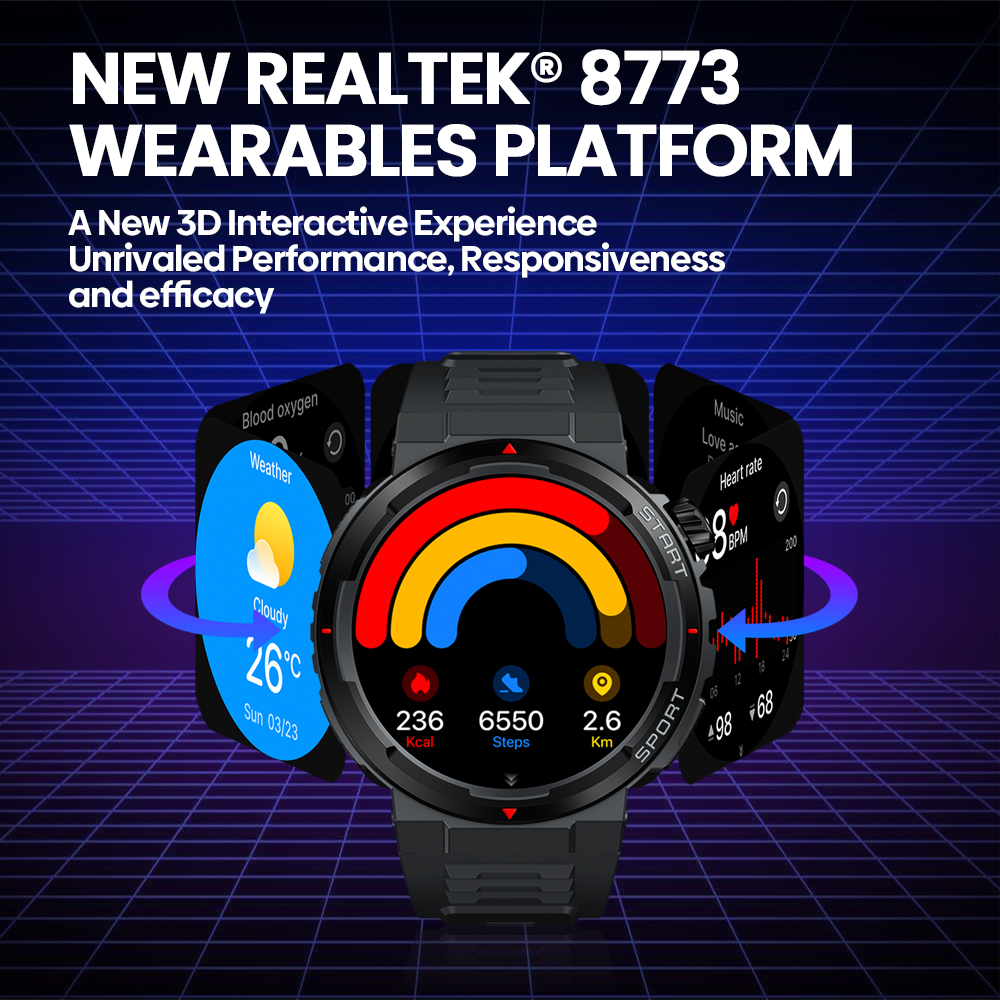 New Zeblaze Ares 3 Plus 1.43'' - Smartwatch X12 avis et prix
