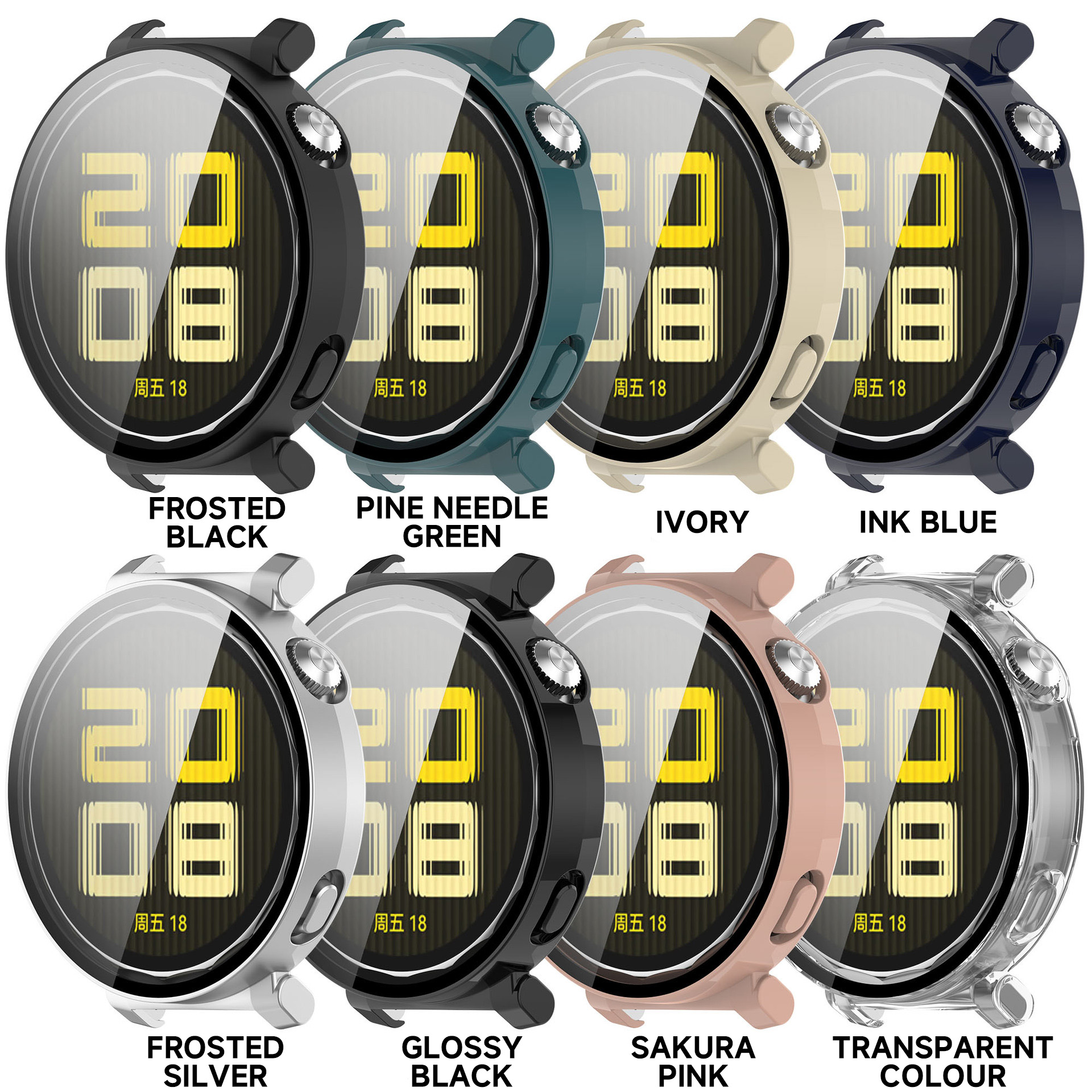 Tempered glass case For Huawei - Huawei Smartwatch Accessories avis et prix