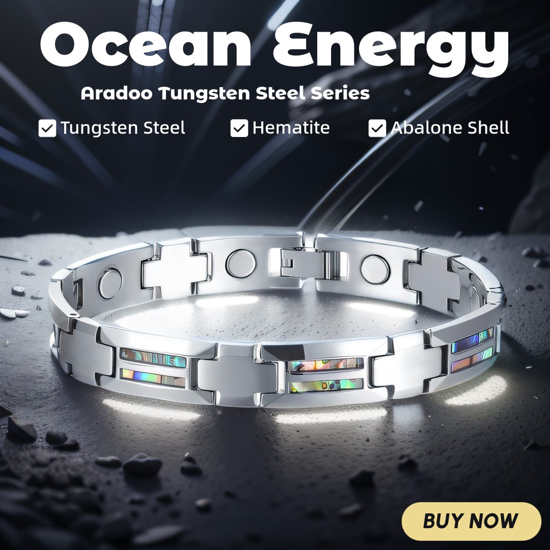 Abalone Shell Tungsten Steel B - Ceramic Link Bracelet avis et prix