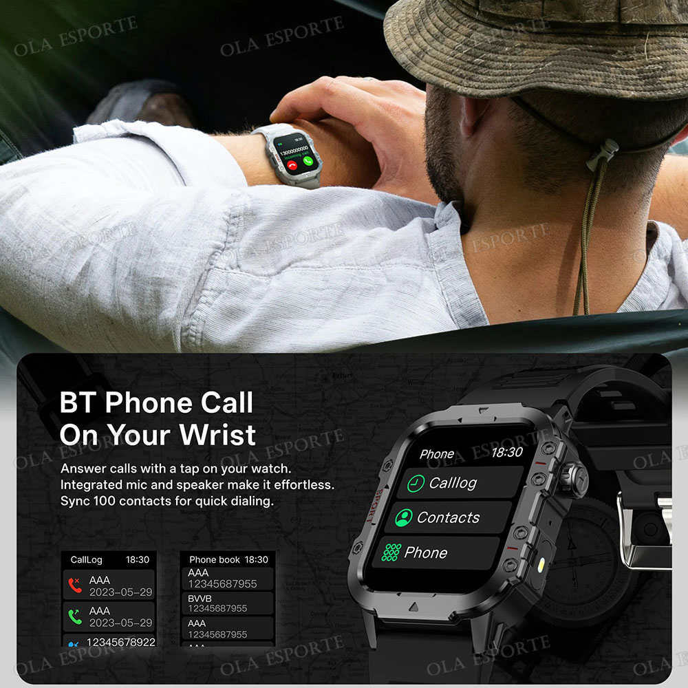 New Military Smart Watch Men I - Smartwatch X12 avis et prix
