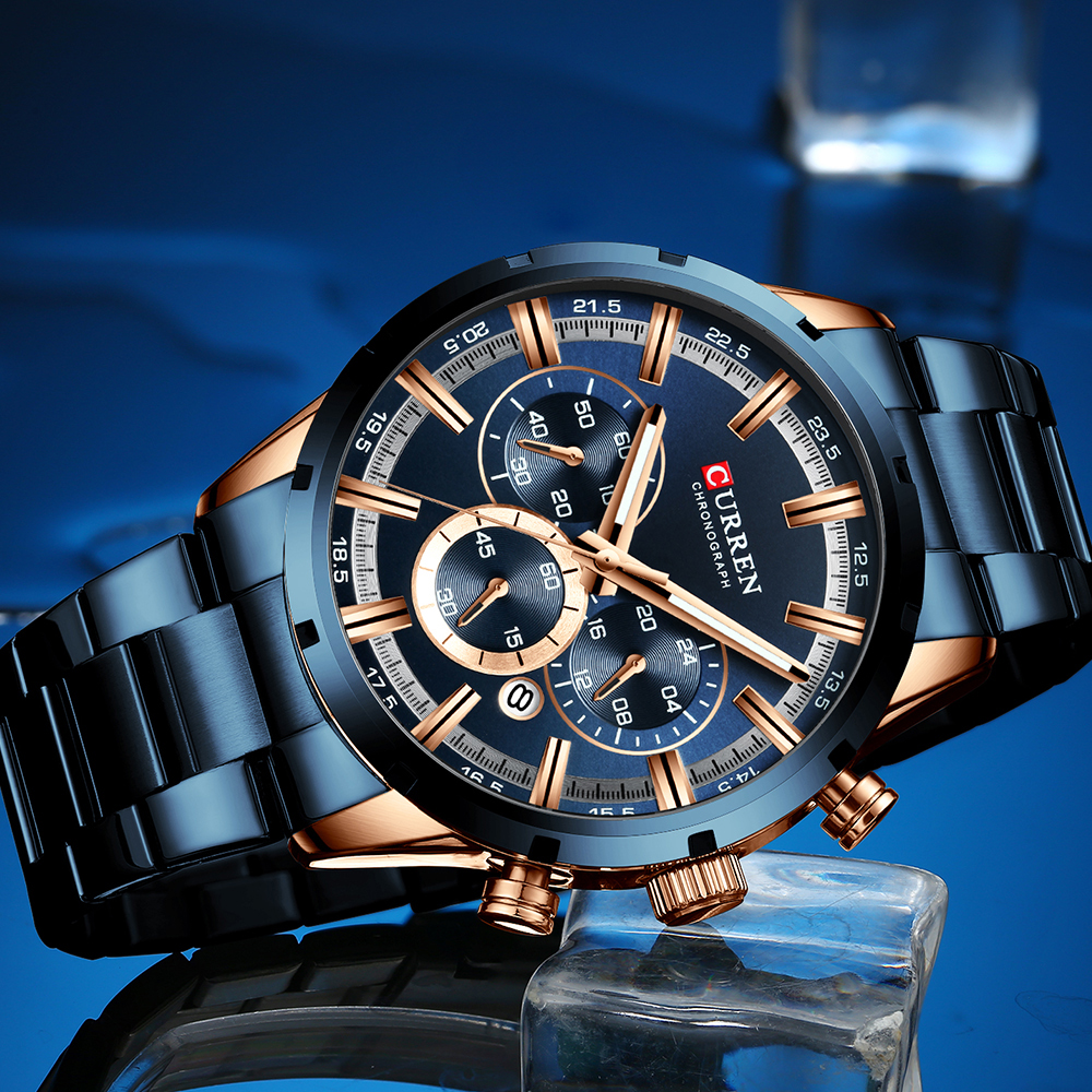 Curren Men's Watch Blue Dial S - Smartwatch Guess avis et prix