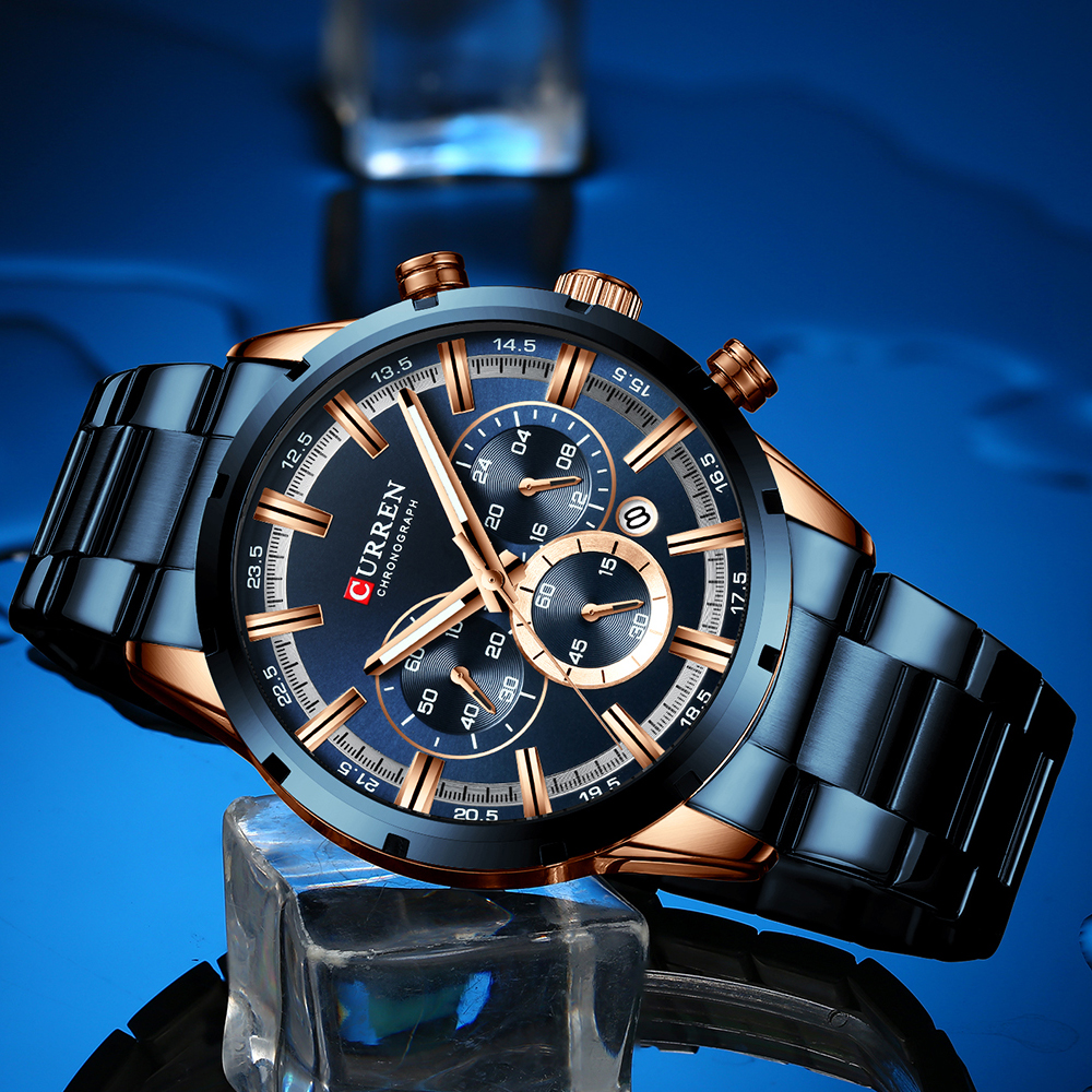 Curren Men's Watch Blue Dial S - Smartwatch Guess avis et prix