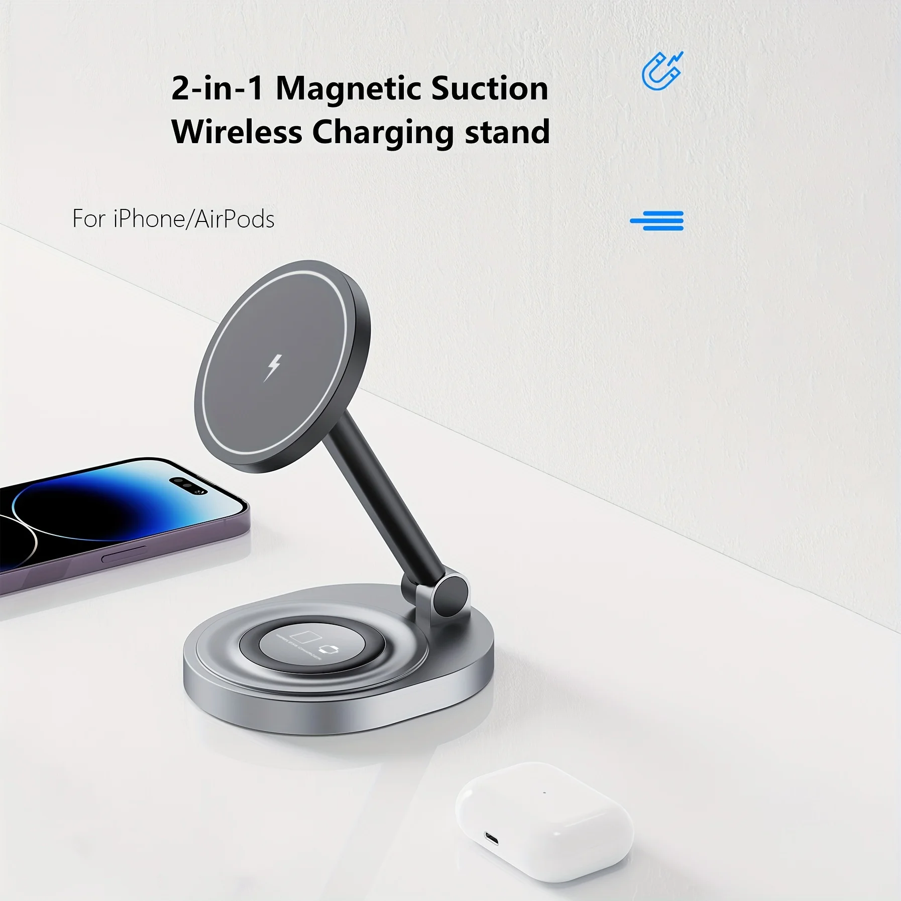 2 In 1 Magnetic Wireless Charg - Wireless Charger Watch avis et prix