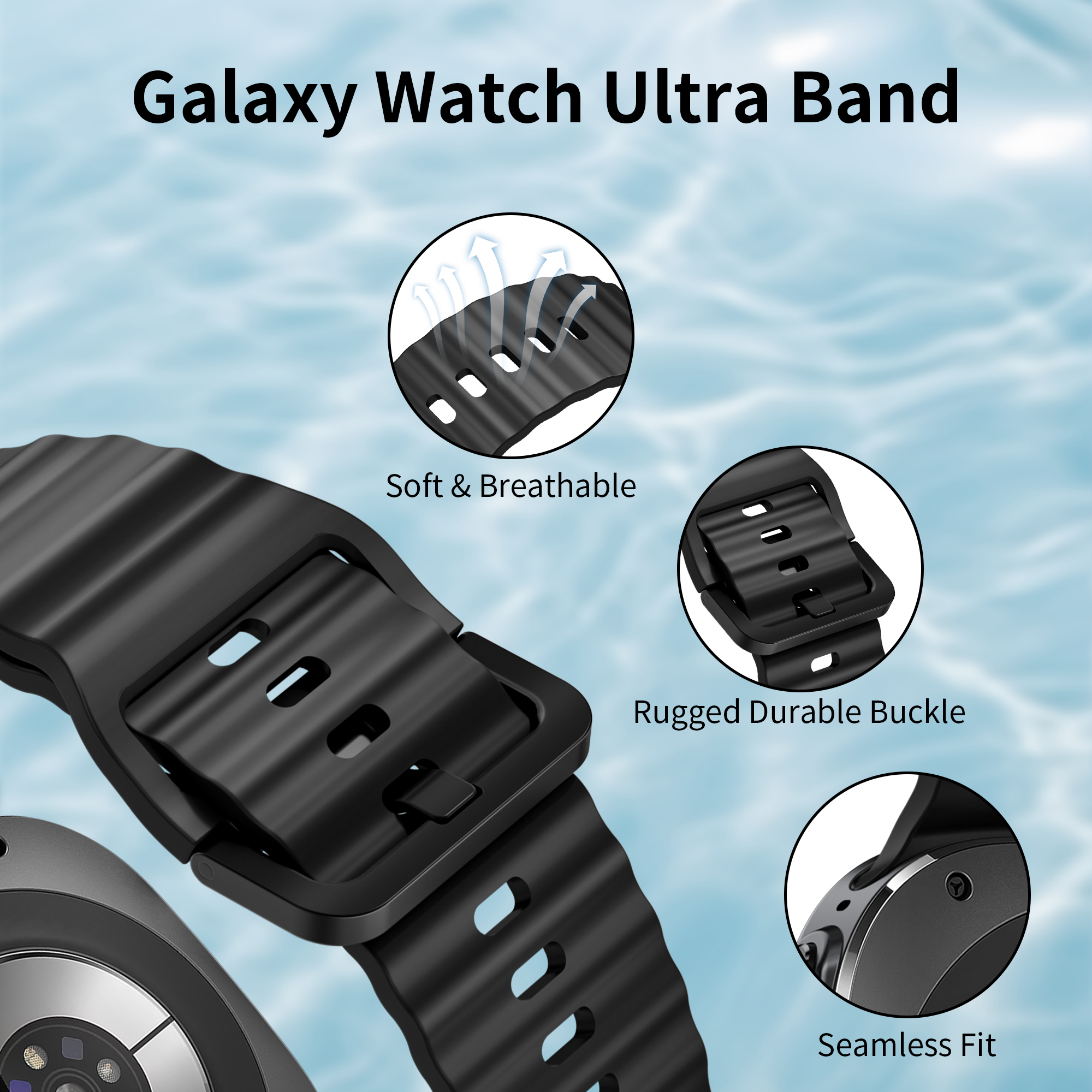 Band for Samsung Galaxy Watch  - Samsung Smartwatch Ultra Accessories avis et prix