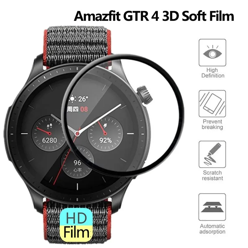 For Amazfit GTR 4 Screen Prote - Amazfit Smartwatch Accessories avis et prix