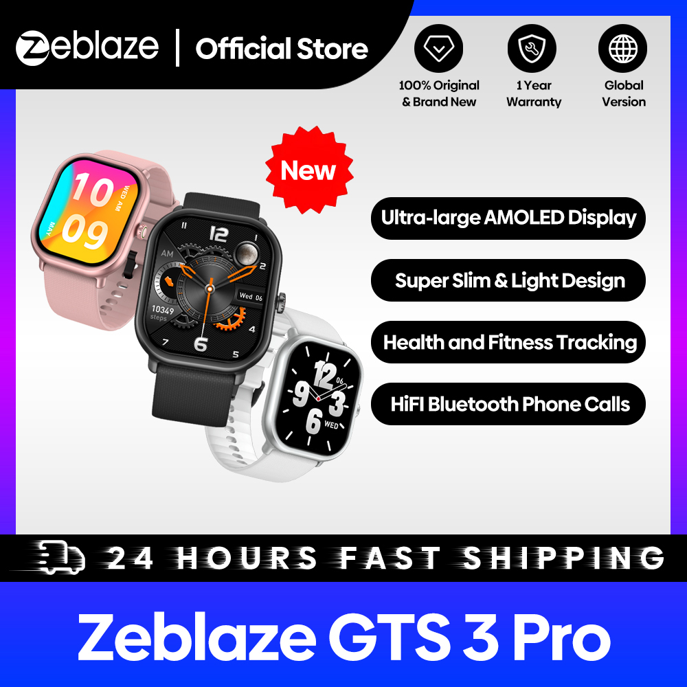 New Zeblaze GTS 3 Pro Voice Ca - Smartwatch X12 avis et prix
