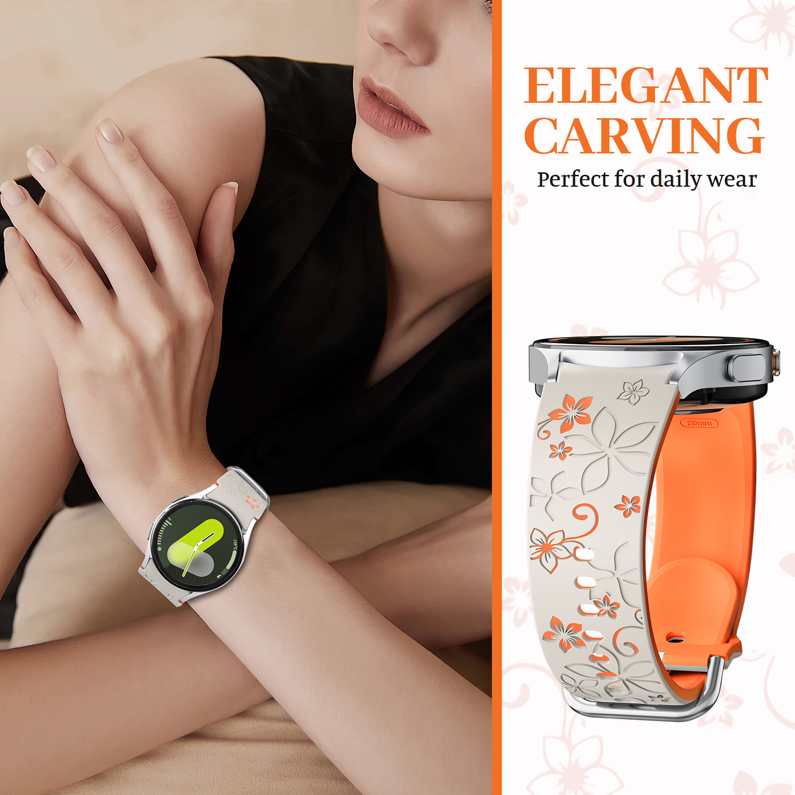 Engraved Silicone Band for Sam - Samsung Smartwatch Ultra Accessories avis et prix