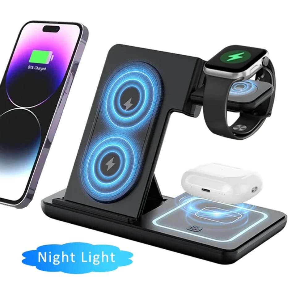 Night LED Light 3 In 1 Wireles - Wireless Charger Watch avis et prix