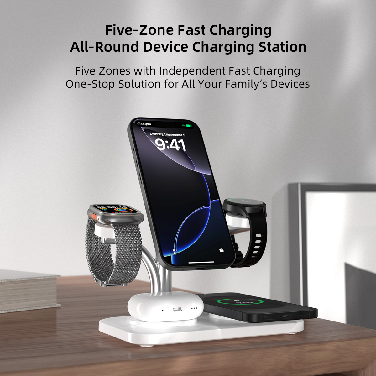 5 IN 1 Magnetic Wireless Charg - Wireless Charger Watch avis et prix