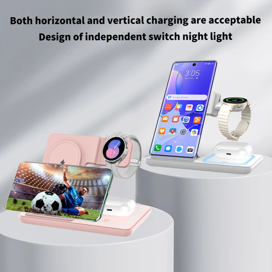 3 In 1 Foldable Wireless Charg - Wireless Charger Watch avis et prix