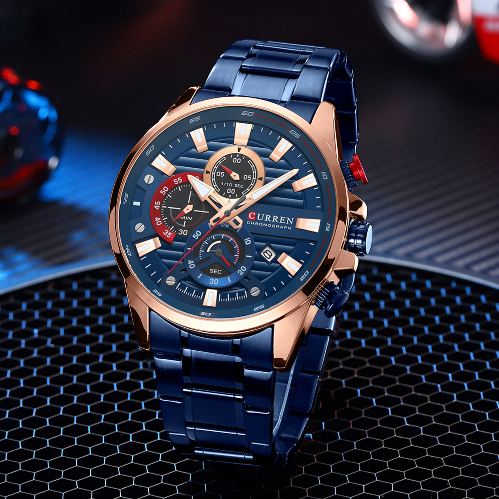 CURREN New Blue Multi Function - Smartwatch Guess avis et prix