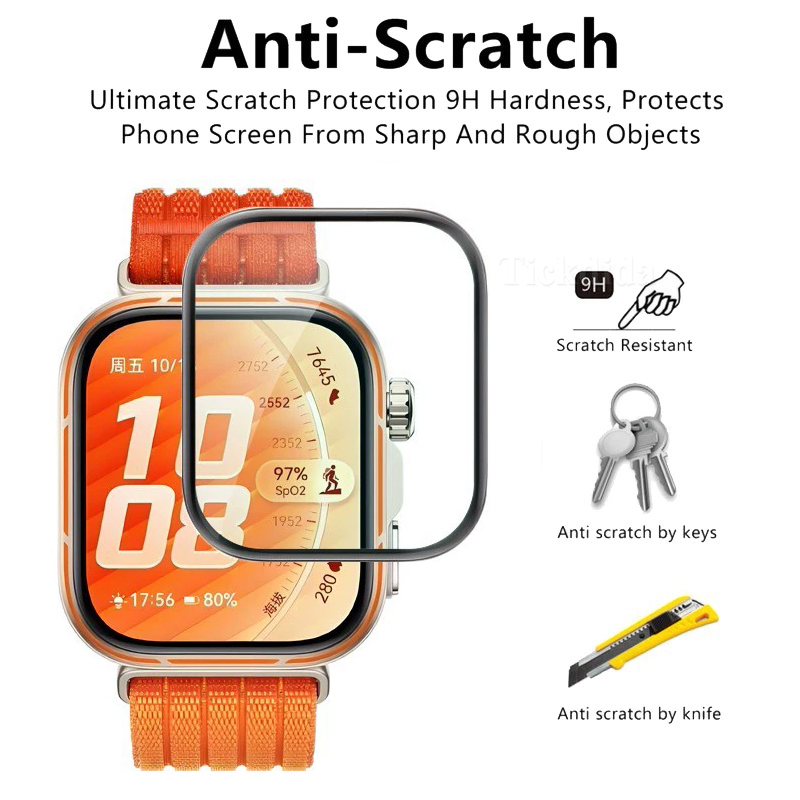 Soft Tempered Glass for Huawei - Huawei Smartwatch Accessories avis et prix
