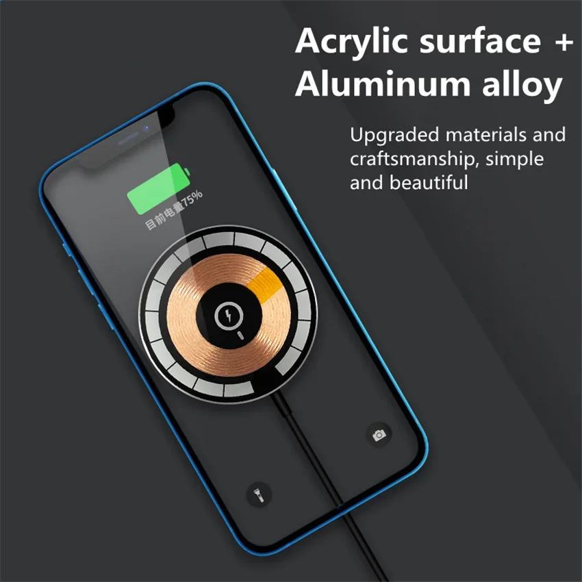 2 In 1 15W Wireless Magnetic F - Wireless Charger Watch avis et prix