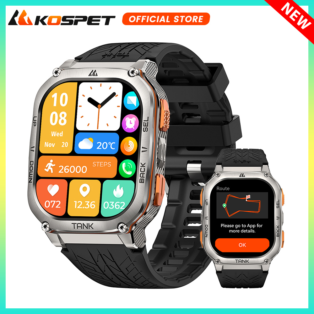 KOSPET TANK M3 Ultra GPS Smart - Smartwatch X2 avis et prix