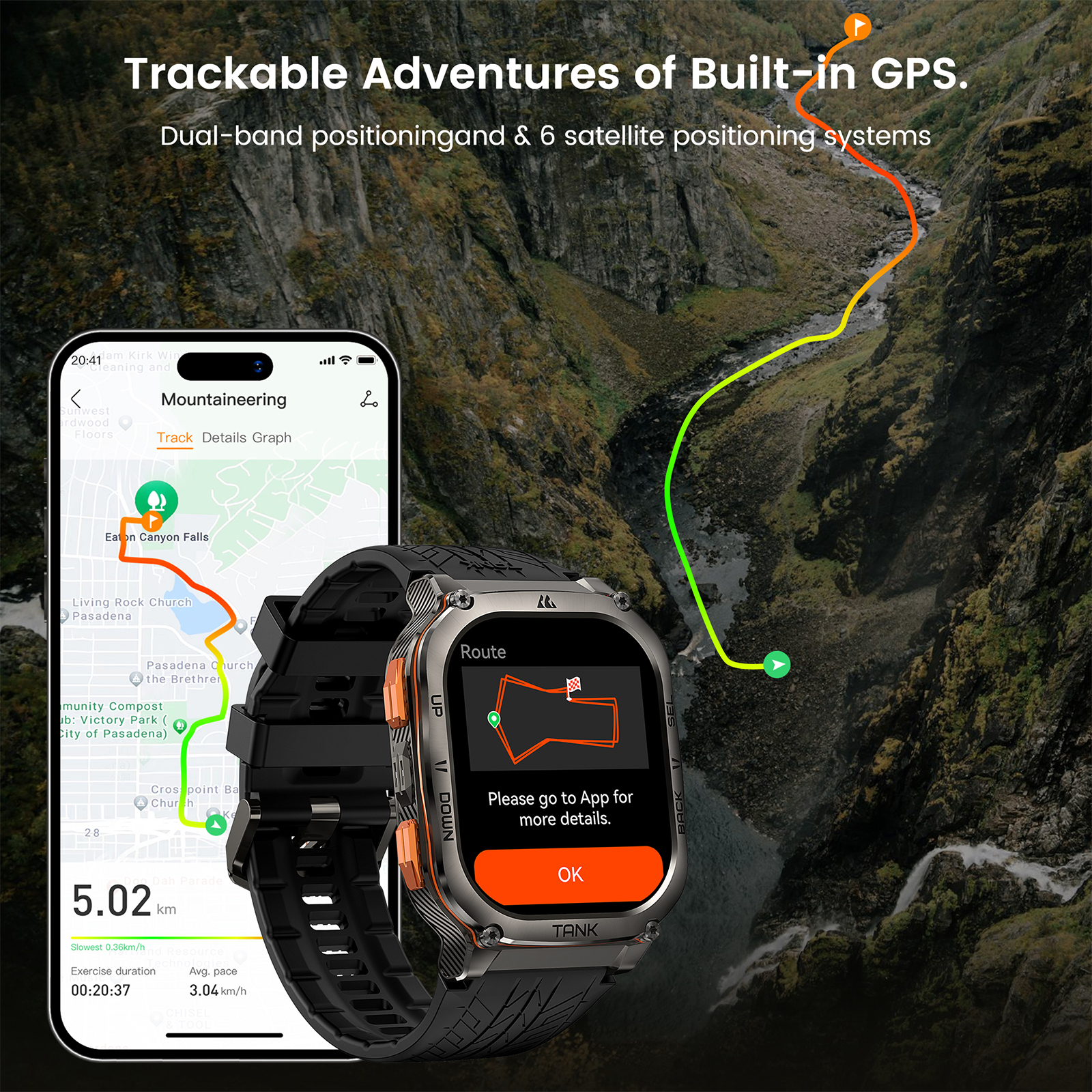 KOSPET TANK M3 Ultra GPS Smart - Smartwatch X2 avis et prix