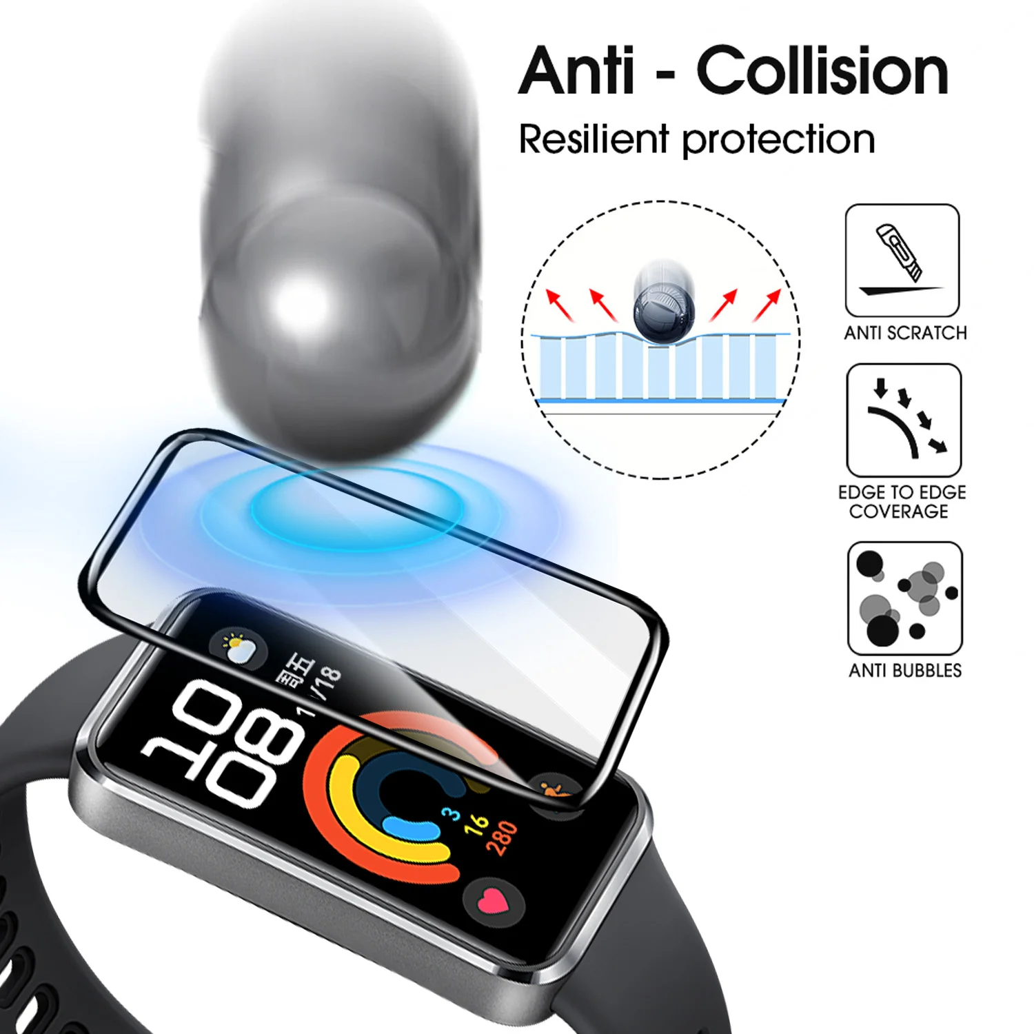 Flexible Screen Protectors for - Watch Face Protector avis et prix