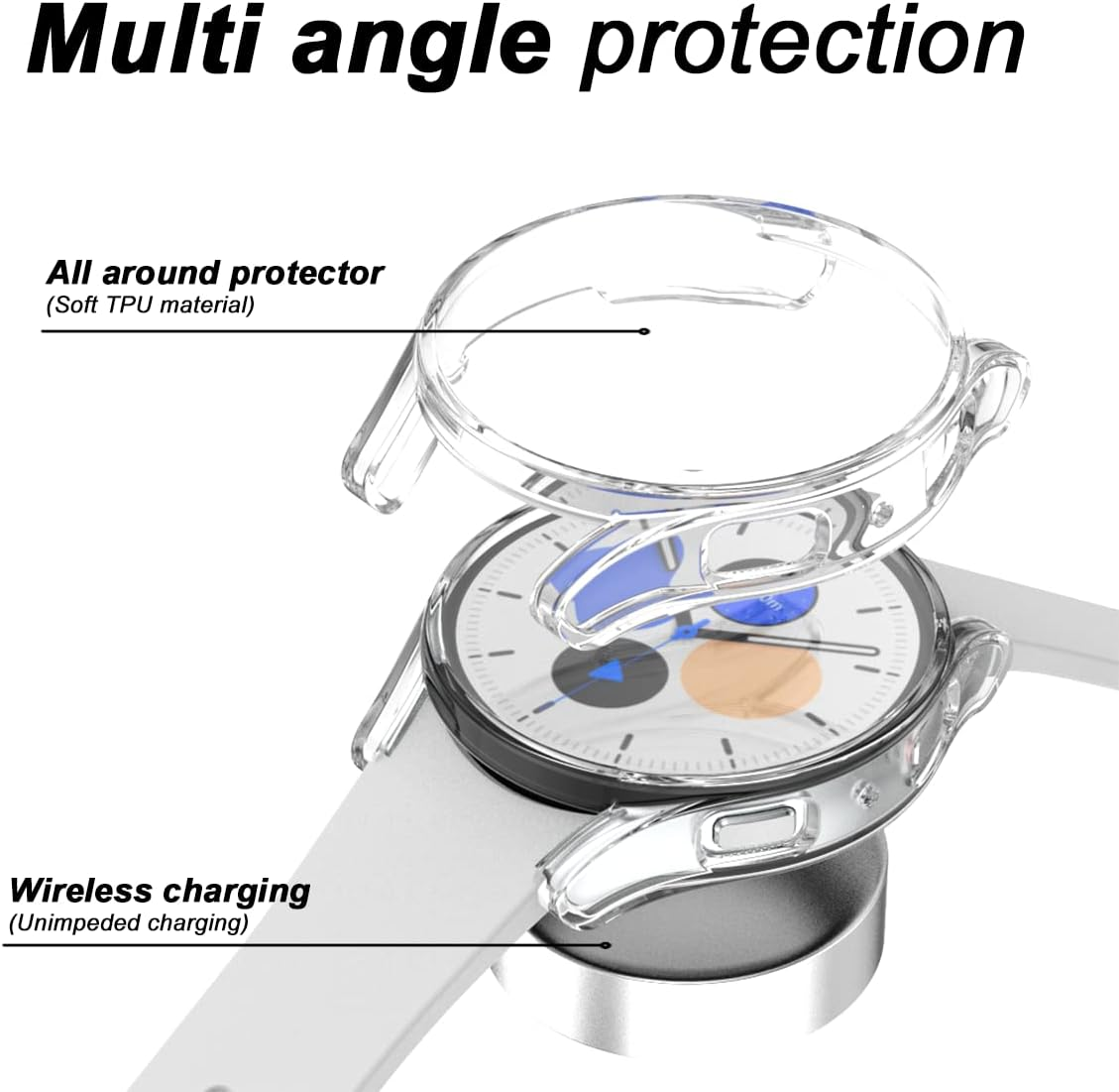 TPU Protective Case for Samsun - Accessories For Galaxy Watch 5 avis et prix
