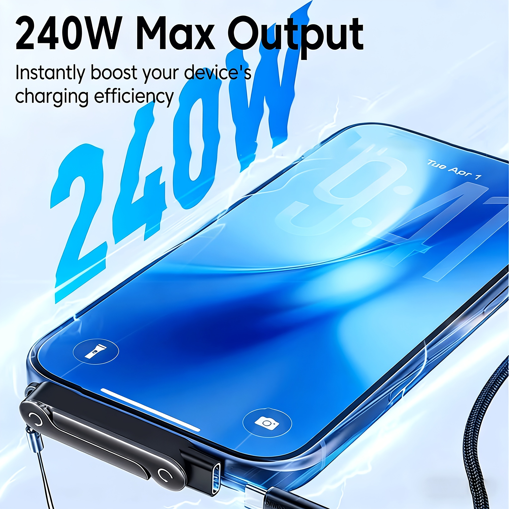 2Pcs 90° Angled 240W Fast Char - Magnetic Charging Stand avis et prix