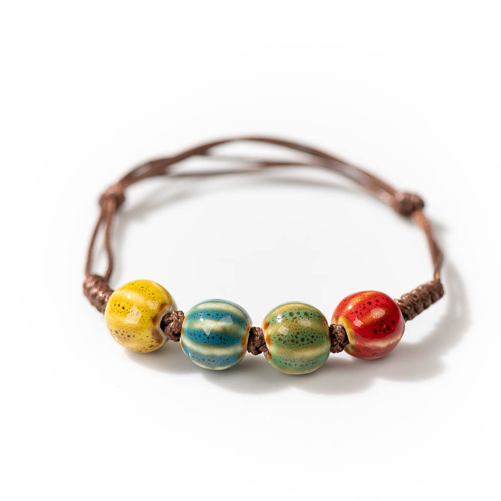 Handmade Ceramic Retro Style B - Ceramic Link Bracelet avis et prix