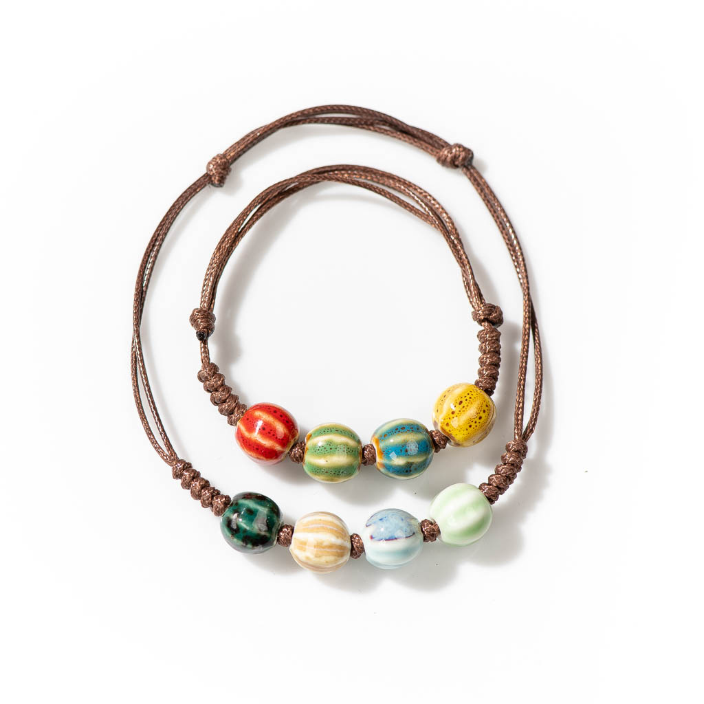 Handmade Ceramic Retro Style B - Ceramic Link Bracelet avis et prix