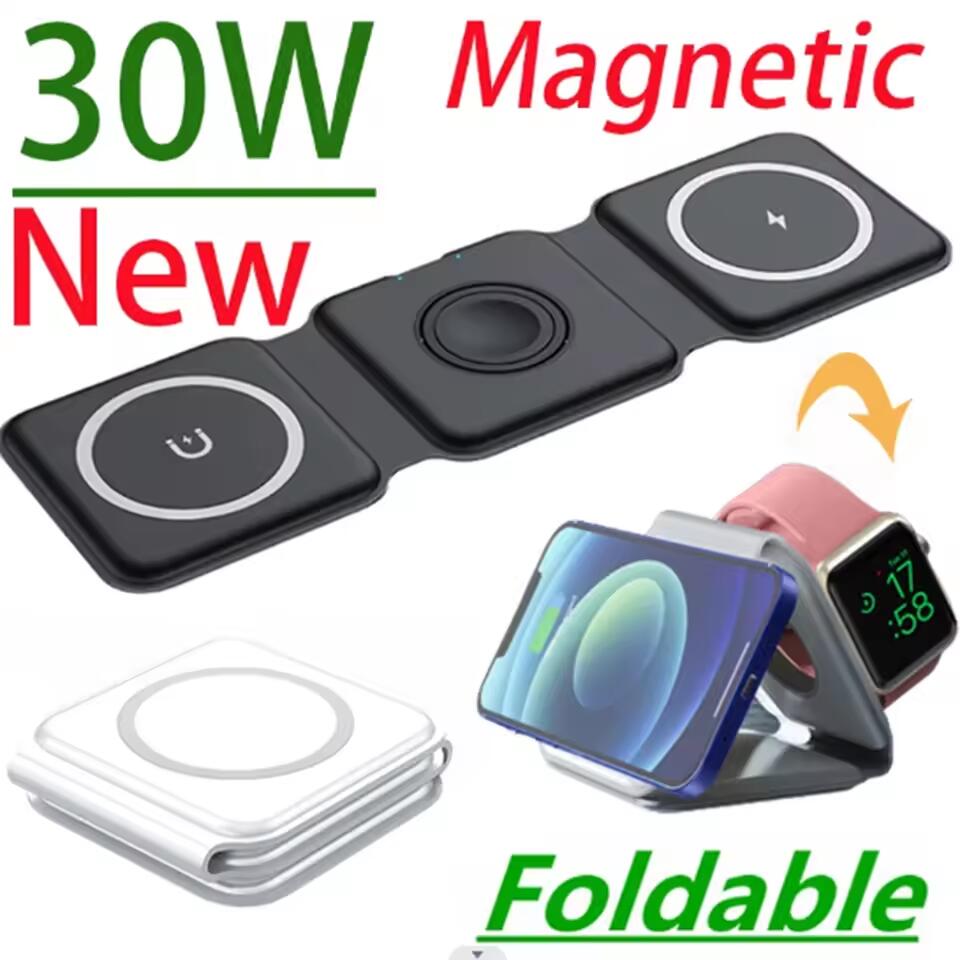 3 in 1 Portable Magnetic Wirel - Wireless Charger Watch avis et prix