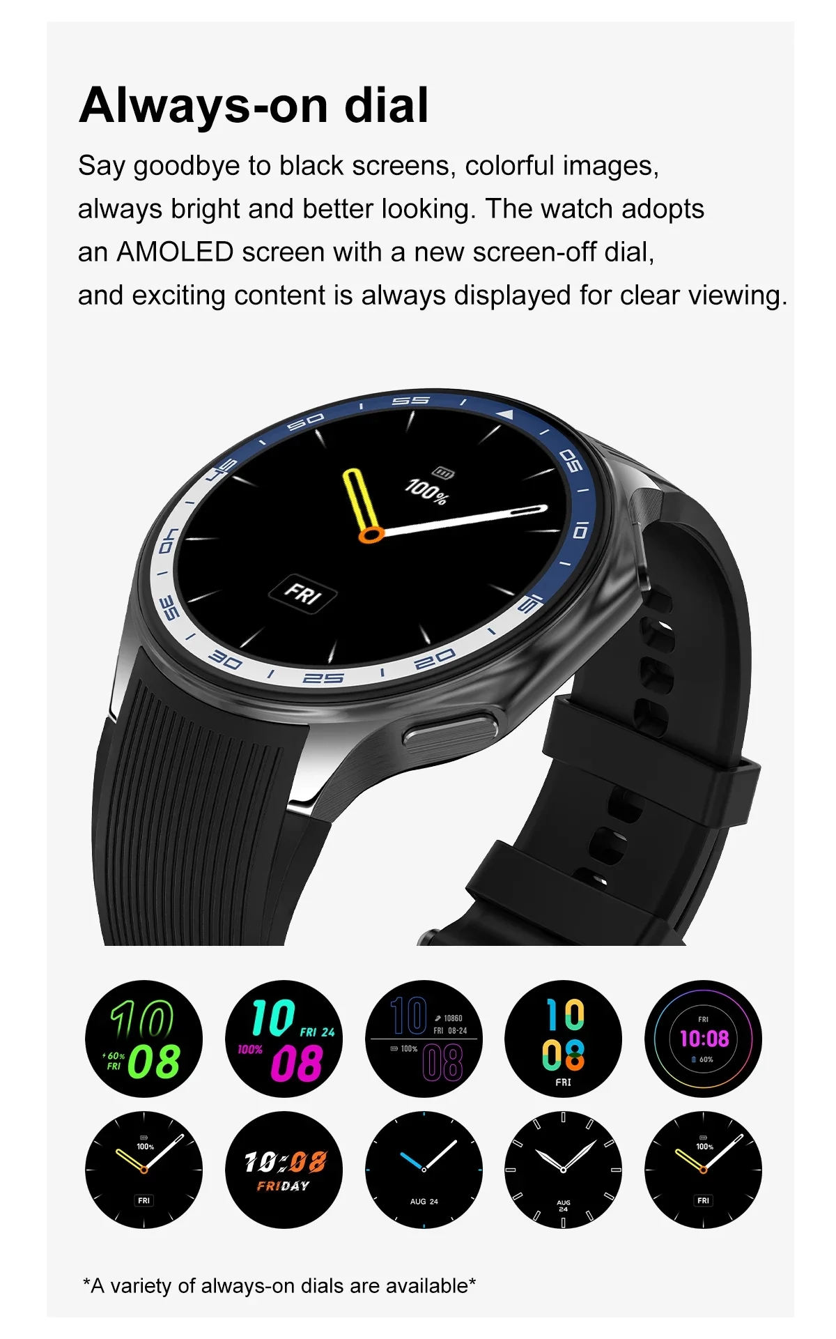 1.43 inch Big Screen Men Women - Smartwatch X12 avis et prix